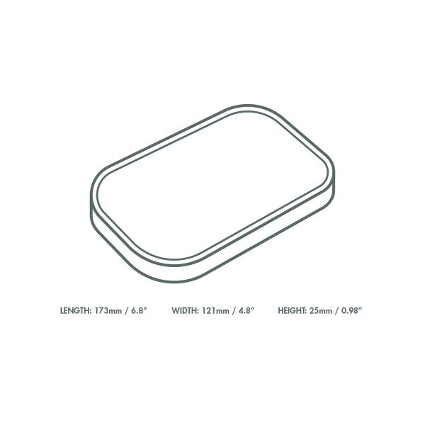 Tapa rectangular de papel negro 300 UNIDADES