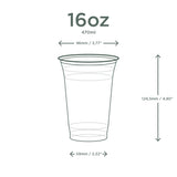 Vaso Frío PLA 470ml (16oz) Ø96mm 1000 unidades