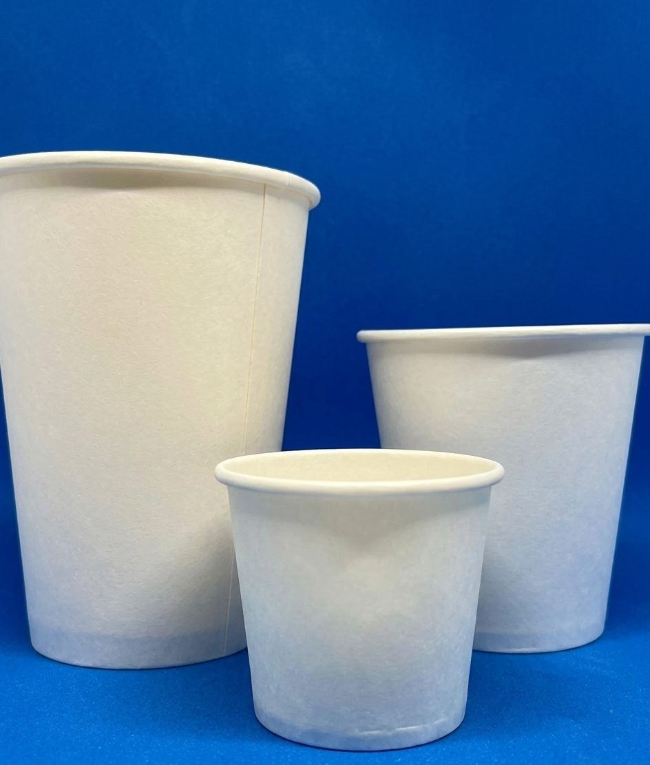 VASO CARTON B.C. 4 oz 120 cc BLANCO Ø63