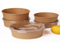ENVASE KRAFT 1000 cc +TAPA RPET 18,6 Ø*5,9 ALTO COMBI