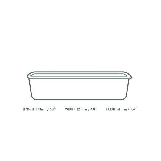 Envase rectangular de papel negro para alimentos de 500 ml (16 oz) 300 UNIDADES