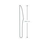 cuchillo de madera de 6,5 pulgadas 1000 UNIDADES