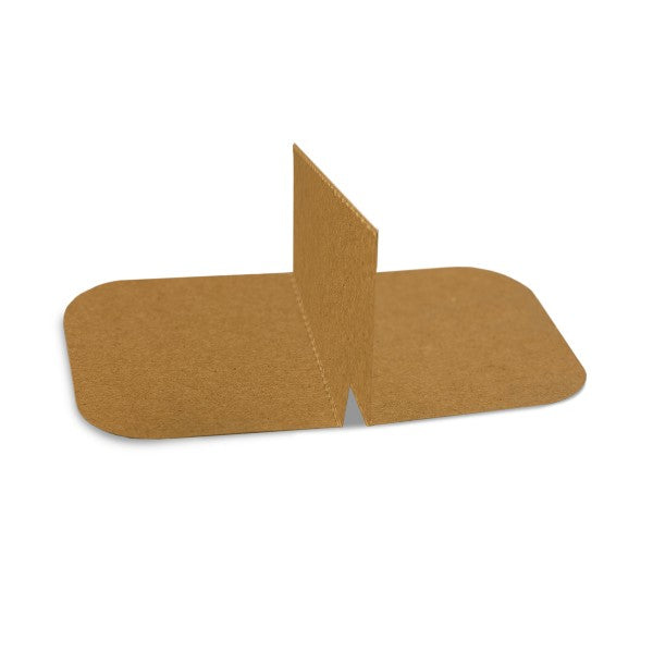 Inserto rectangular para envase de cartón kraft (compatible con bases de 24 a 34 oz) 600 UNIDADES