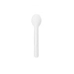 Cuchara de papel compostable de 4,5 pulgadas/115 mm 1000 UNIDADES