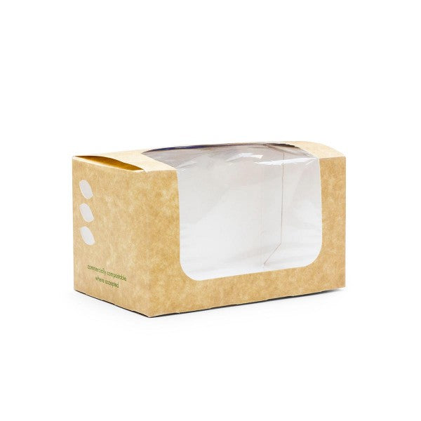 Cartón kraft para sándwich Bloomer 500 unidades