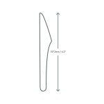 cuchillo de  fibra moldeada  de 6,2 pulgadas 1000 UNIDADES