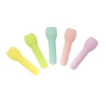 Cuchara para helado de papel tutti frutti de 3,5 pulg./90 mm, envuelta 2000 UNIDADES